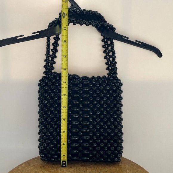 Wayne Taylor Women's Faux Pearl Bag Crystal Elegant Unique Purse Handmade Japan - Picture 3 of 7